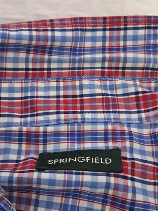 Camisa de cuadros manga larga