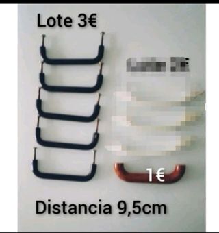 Tiradores, varios modelos y precios