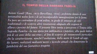 testi Sagrada Familia e Park Guell