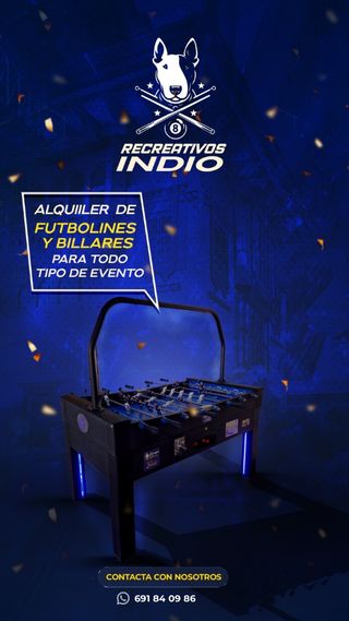 Alquiler futbolin para eventos