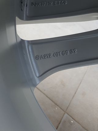 Llantas mercedes Clase E 2014 W212 17