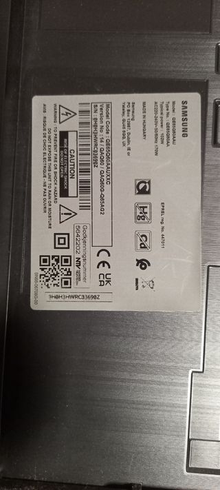 Fuente alimentación Samsung QE65Q60AAU