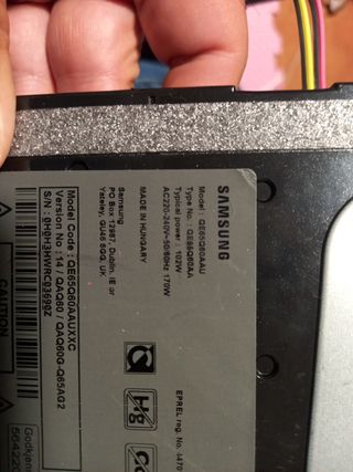 Fuente alimentación Samsung QE65Q60AAU