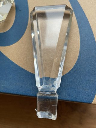 juego tocador cristal antiguo