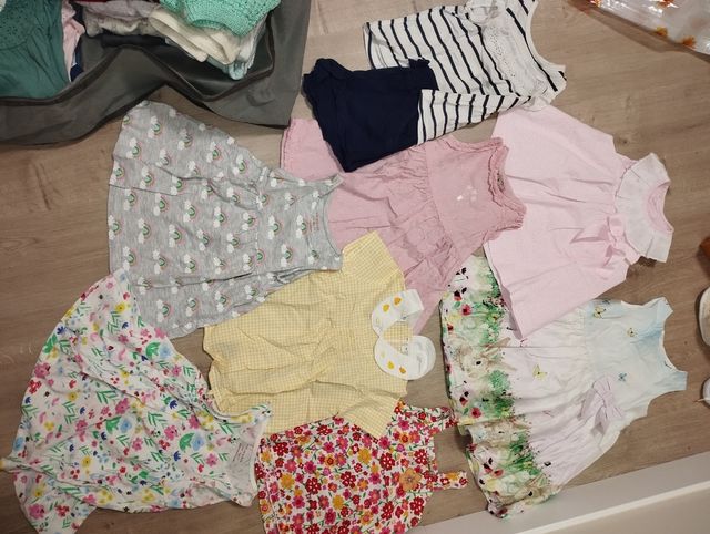 Lote vestidos ropa bebe niña verano