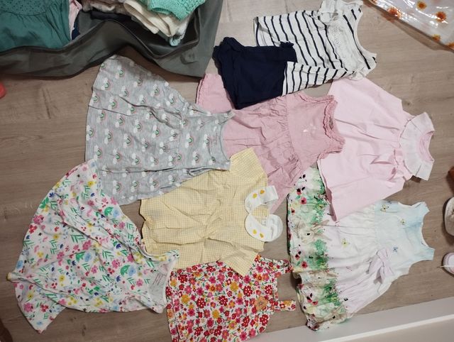 Lote vestidos ropa bebe niña verano
