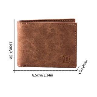 Cartera de caballero en color marrón. Nueva.