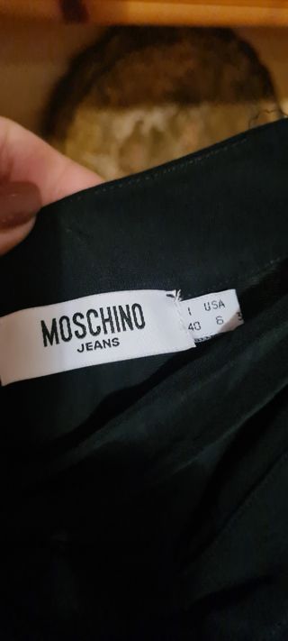 Moschino abito allacciatura al collo tg S