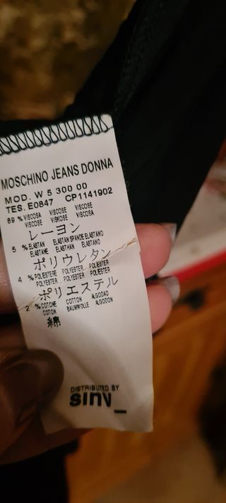 Moschino abito allacciatura al collo tg S