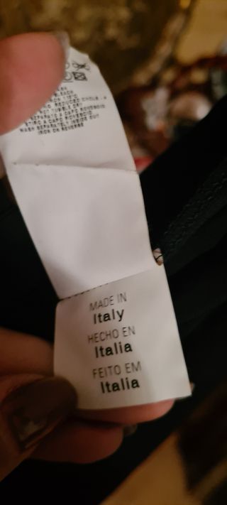 Moschino abito allacciatura al collo tg S