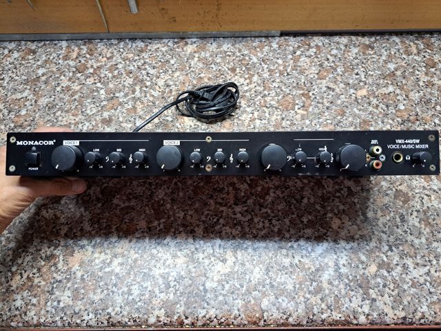 Mezclador de sonido y audio