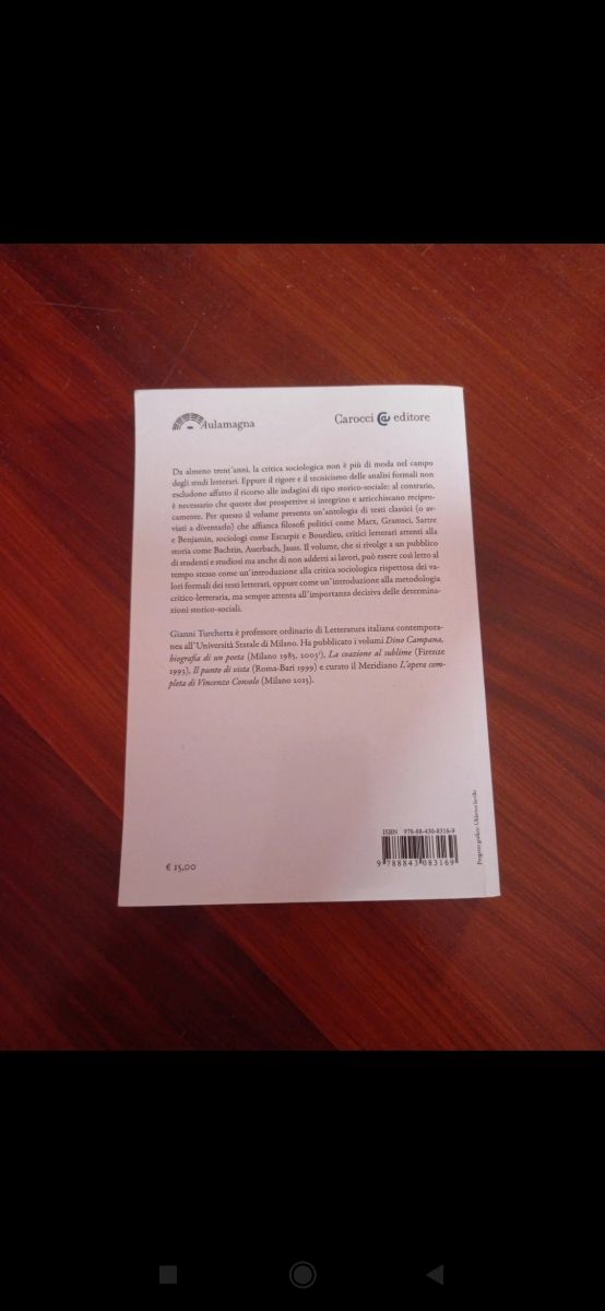 Critica, letteratura e società