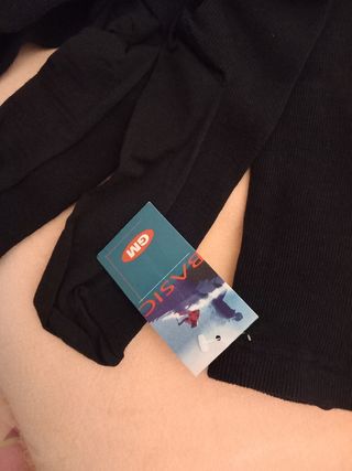 Calzamaglia sci Gm tg s nero in lana