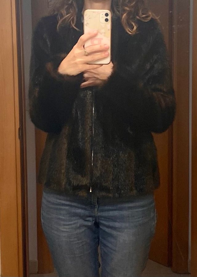 Chaqueta nueva pelo mujer kiabi talla s 36