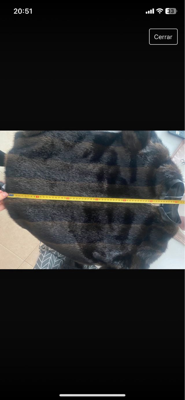 Chaqueta nueva pelo mujer kiabi talla s 36