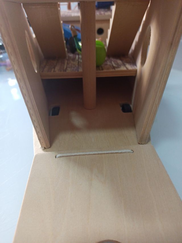 Barco pirata de madera