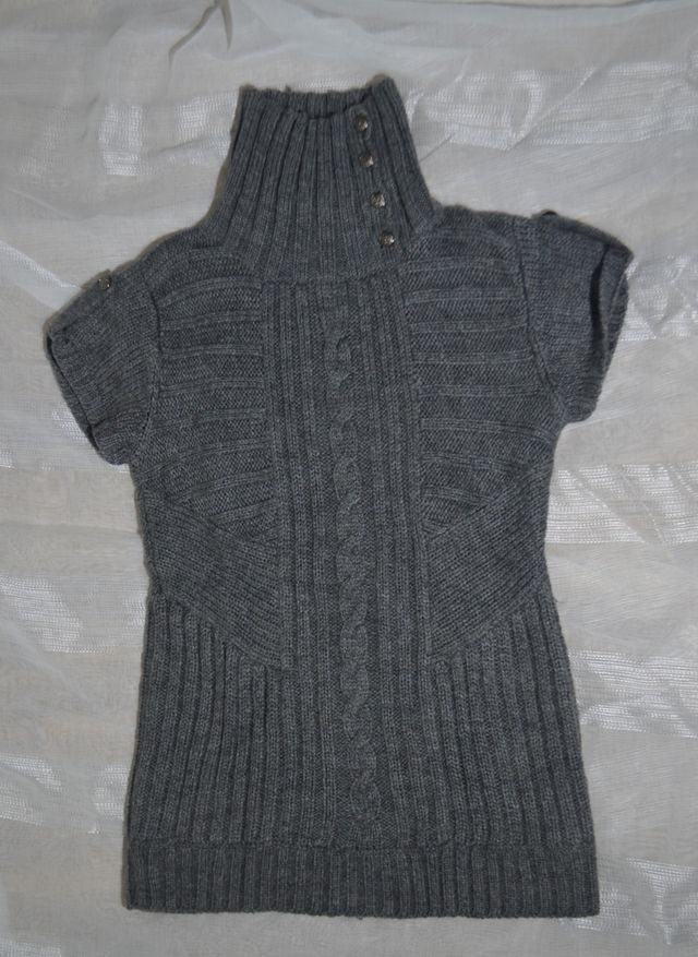 Jersey largo de cuello alto