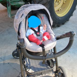 Carro bebécar con 3 piezas