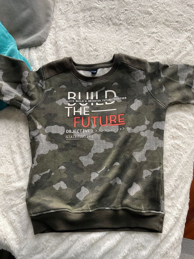 Sudadera niño camuflaje