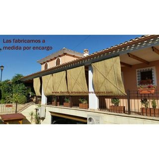 Persiana de esparto natural enrollable (a medida)