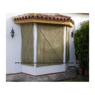 Persiana de esparto natural enrollable (a medida)