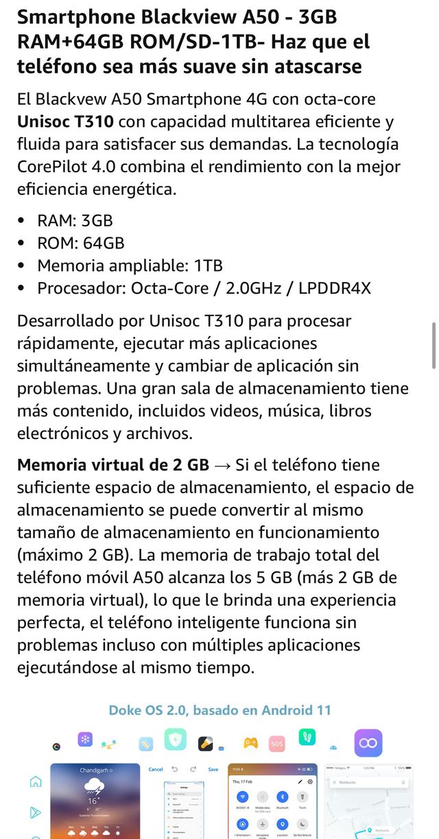Smartphone Teléfono Móvil · Precintado a estrenar