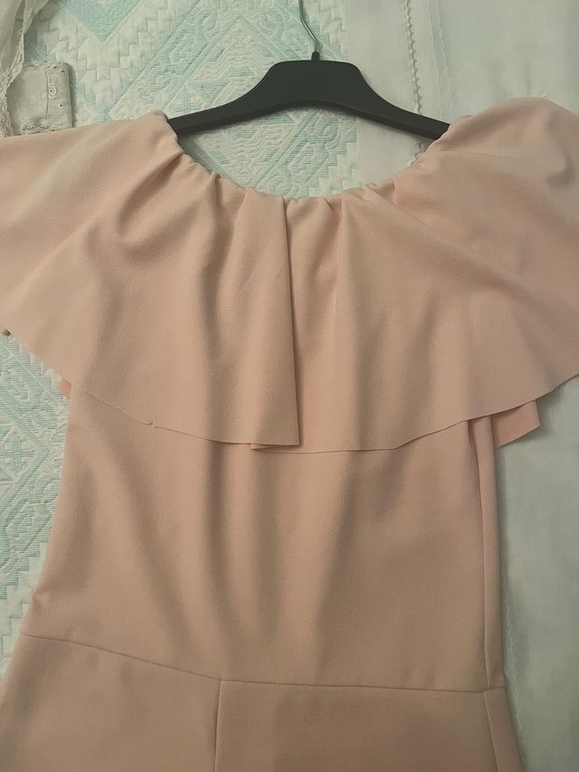 Mono con volante rosa palo