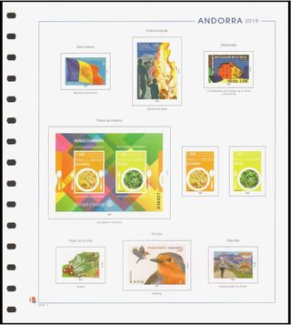 UNIFIL <ANDORRA> años 2011 a 2019 sin estuches