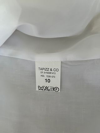 Traje de comunión niño blanco roto 