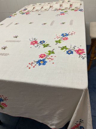 Mantel lino vintage