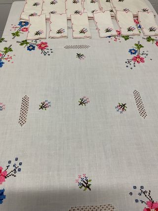 Mantel lino vintage