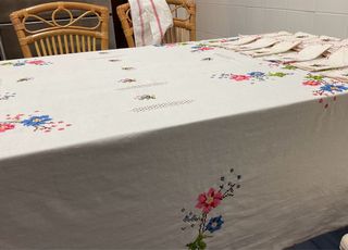 Mantel lino vintage