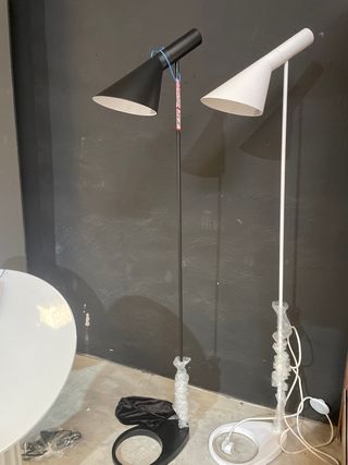 Lampara de pie retro Infurn