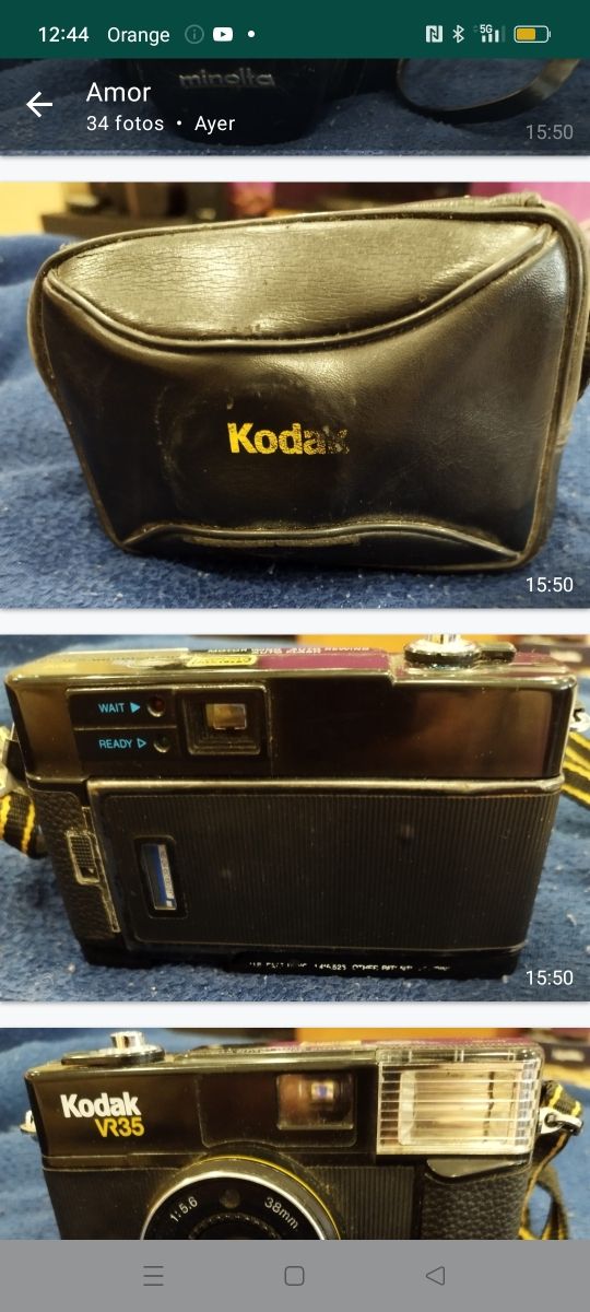 CAMARAS DE FOTOS VARIAS ÉPOCAS