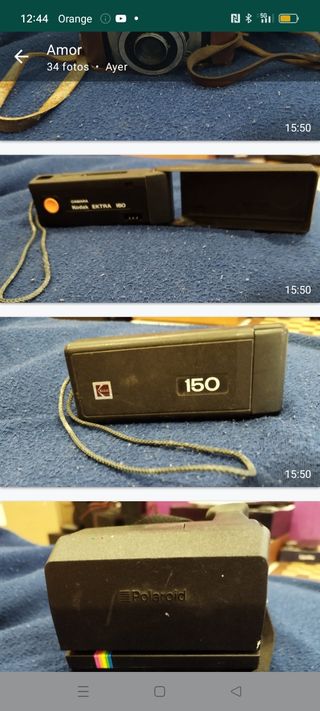 CAMARAS DE FOTOS VARIAS ÉPOCAS