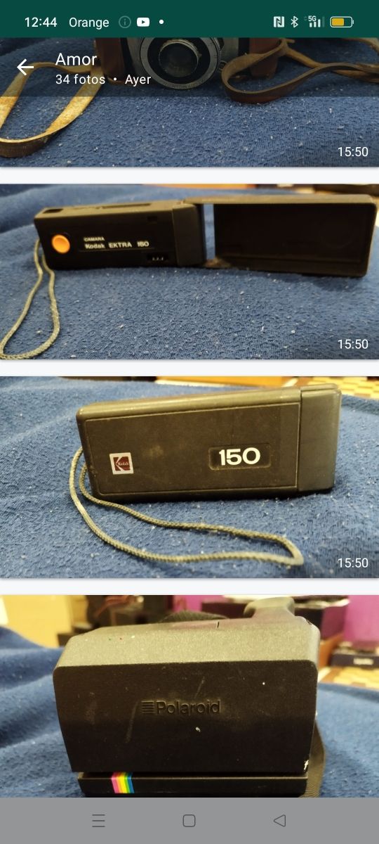 CAMARAS DE FOTOS VARIAS ÉPOCAS