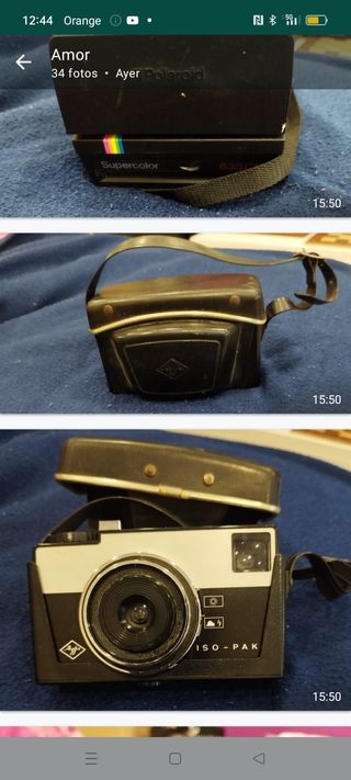 CAMARAS DE FOTOS VARIAS ÉPOCAS