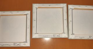 Cuadros Ikea continentes - triptico