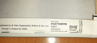 Cuadros Ikea continentes - triptico