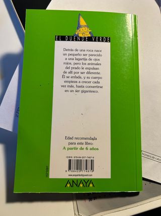 no eres una lagartija Anaya