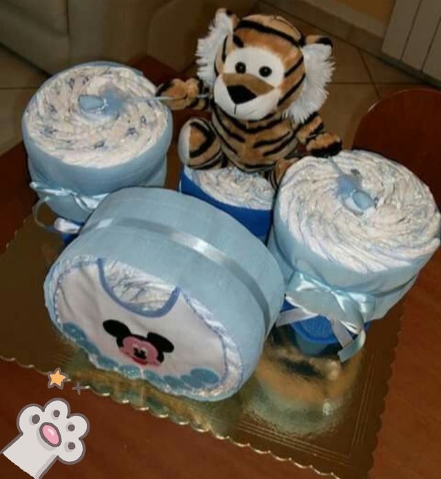 Tartas de pañales y Canastillas