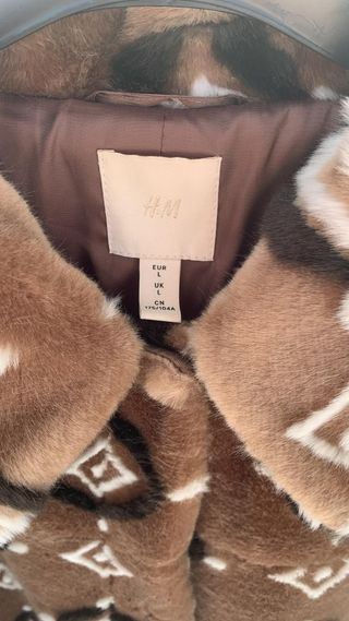 Pellicciotto H&M donna taglia L