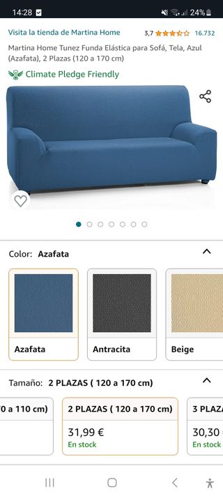 Tunez Funda Elástica para Sofá