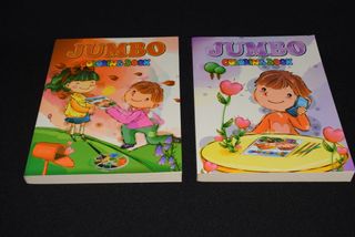 2 Livros Colorir Jumbo 300pag. cada