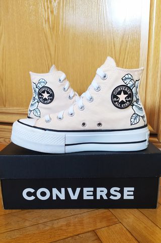 converse haute blanche 36