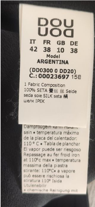 Gonna pantalone nuova Dou Uod