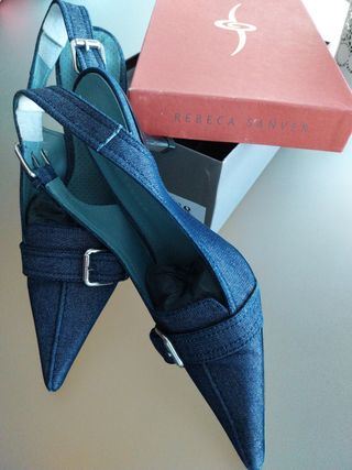 Zapatos de tacón Denim