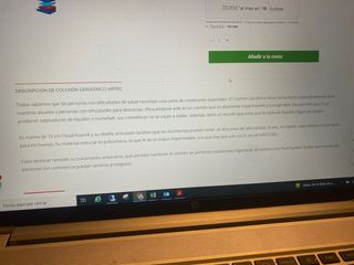 Cama ergonómica y colchón geriátrico