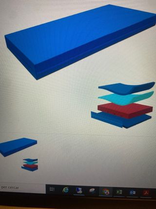 Cama ergonómica y colchón geriátrico