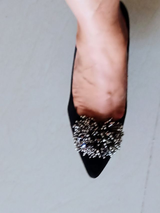 Zapatos estiletos negros 38